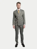 Мужской двубортный костюм Sage Grey — изображение 2