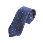 Галстук Navy & Turquoise Micro-Square