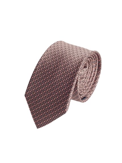 Галстук Coffee Diamond Micro-Pattern