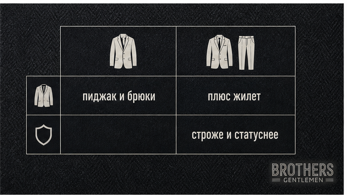 Сравнение двойки и тройки: состав комплекта и как образ читается