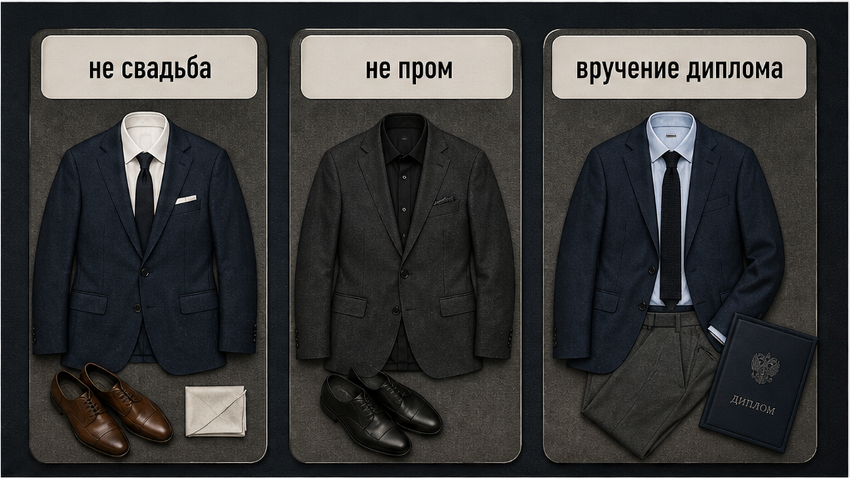 Сравнение: выпускной не свадьба, не пром и не вручение диплома как жених