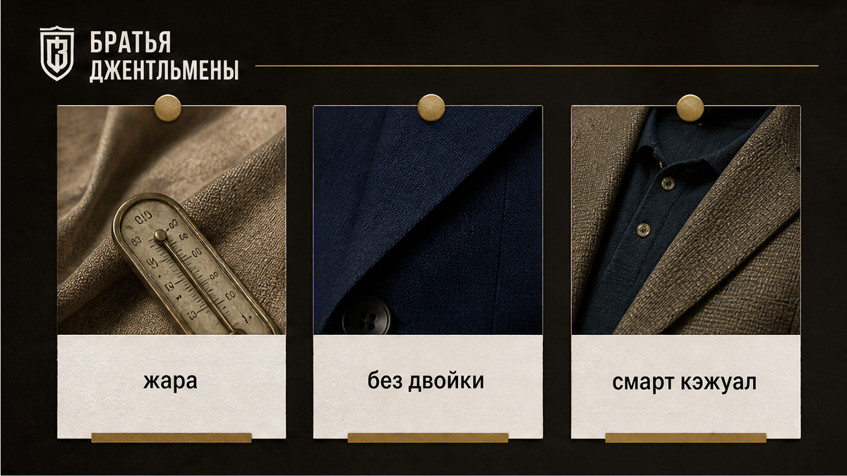 Когда полный костюм избыточен