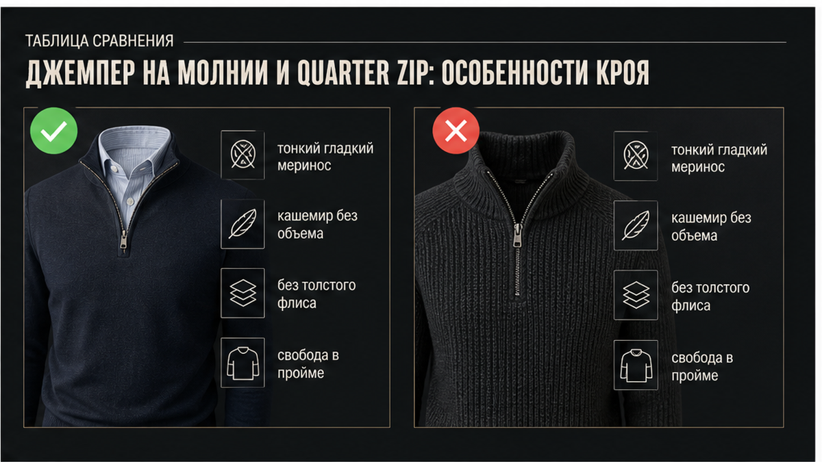 Сравнение тонкой шерсти мериноса и крупной вязки под пиджак